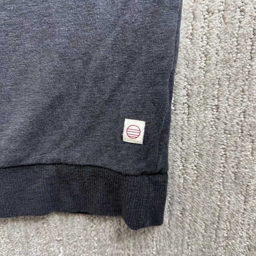 Marine Layer Mens Size XL Gray Long Sleeve Pocket Crewneck Sweatshirt Pullover